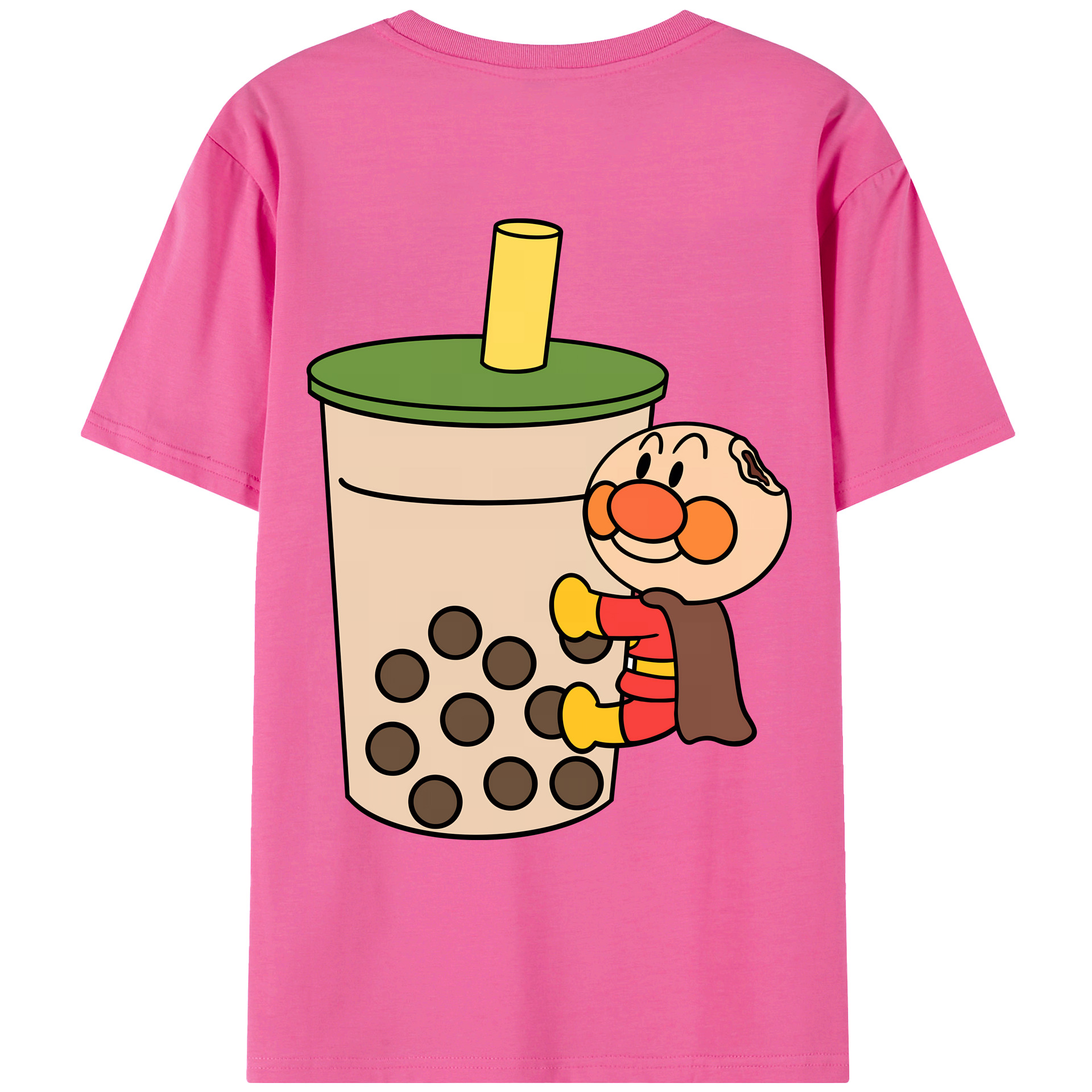 （画像用） アンパンマン Anpanman レディース半袖Tシャツ(バックプリント)